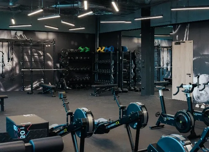 Realizace fitness centra Nord City, Žilina - kardio a funkční zóna