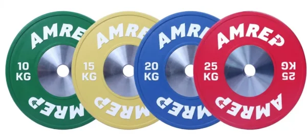 AMREP FITNESS Soutěžní sada olympijských kotoučů - 140 kg
