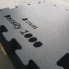 Gumová podlaha puzzle - černá