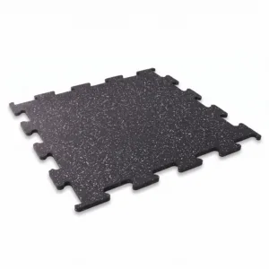 Gumová podlaha puzzle - šedý granulát